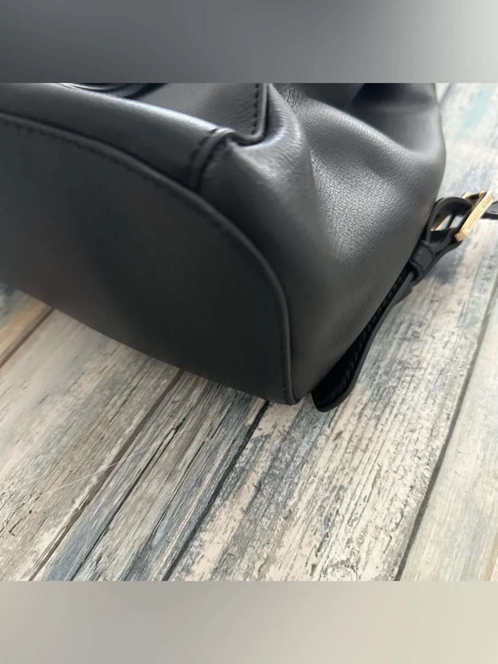 MICHAEL Michael Kors Leather Rivington MD Backpack Turn Lock 38T8XR6B2L Black